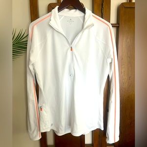 Athleta long-sleeve half-zip top